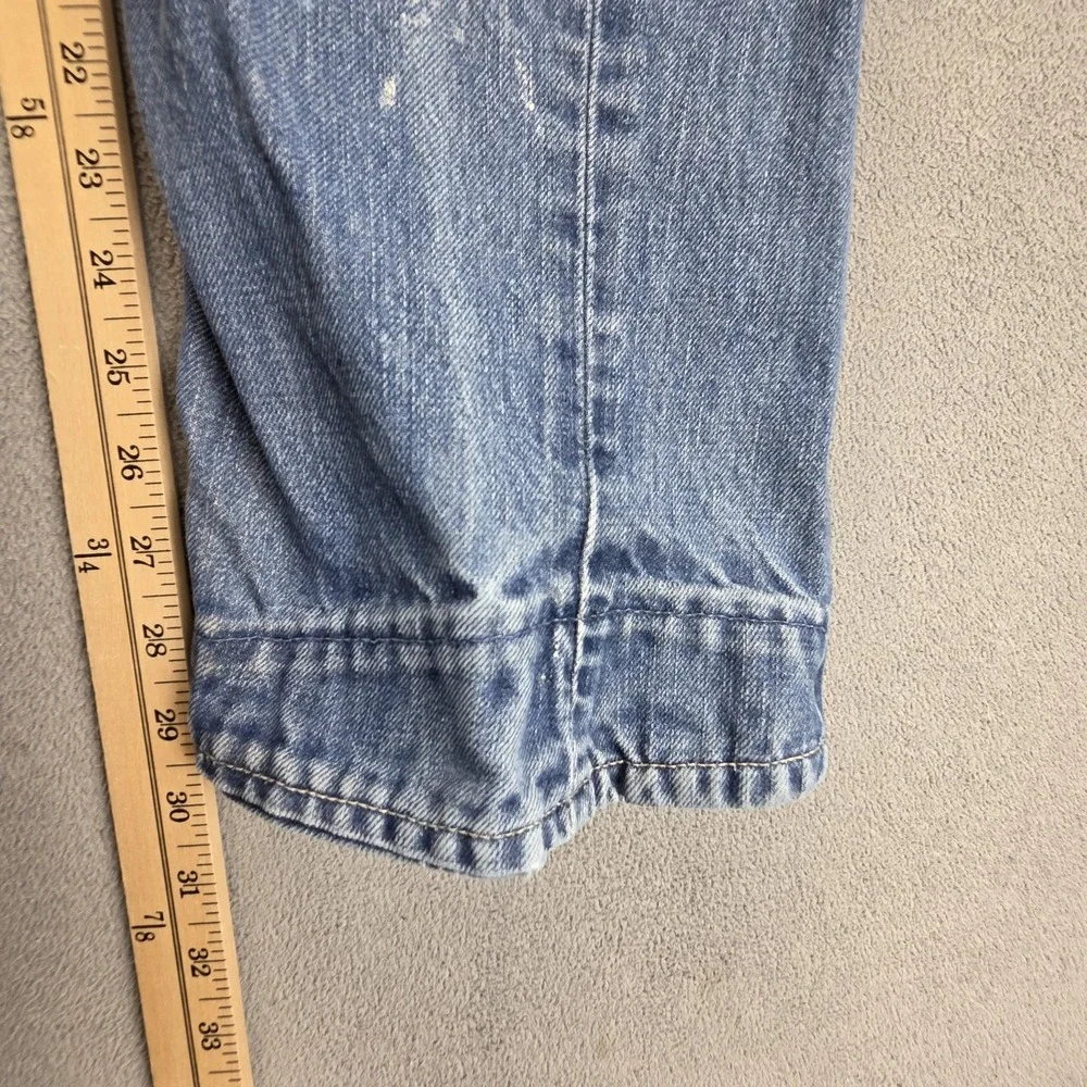 Vintage Levis Engineered Jeans Mens Blue Twisted Button Fly Med Wash Fits 28x32